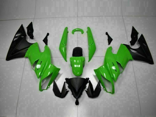 Cheapest 2009-2011 Green Black Kawasaki EX650 Motor Bike Fairings Cheapest 2009-2011 Green Black Kawasaki EX650 Motor Bike Fairings