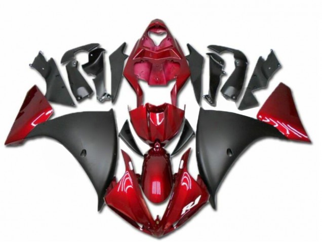 Cheapest 2009-2011 Red Black Yamaha YZF R1 Moto Fairings