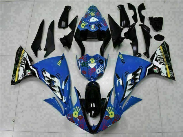 Cheapest 2009-2011 Blue Yamaha YZF R1 Bike Fairings