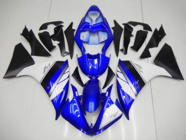 Cheapest 2009-2011 Blue White Black Yamaha YZF R1 Bike Fairing