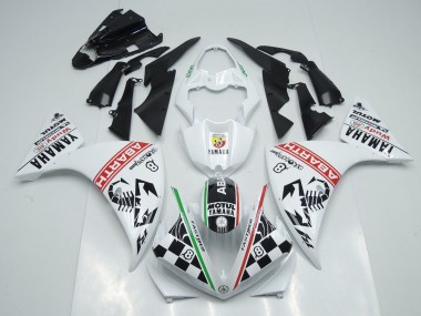 Cheapest 2009-2011 White Black Abrath Yamaha YZF R1 Motorcylce Fairings