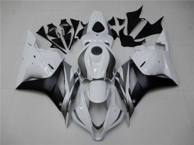 Cheapest 2009-2012 White Silver Black Honda CBR600RR Motor Bike Fairings