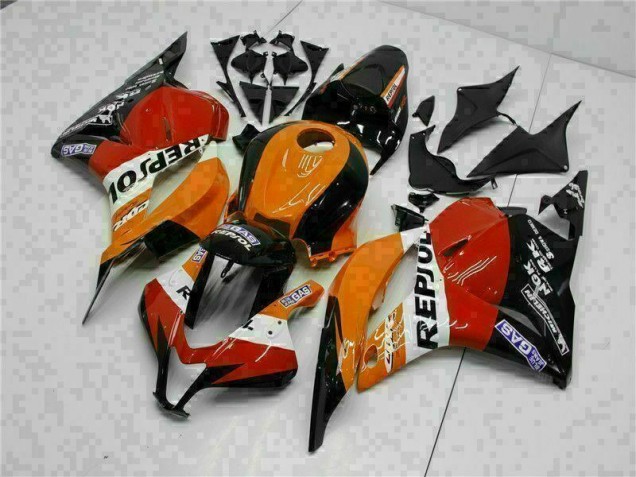 Cheapest 2009-2012 Orange Repsol Honda CBR600RR Motor Fairings