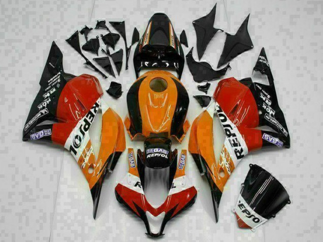 Cheapest 2009-2012 Orange Repsol Honda CBR600RR Motor Fairings