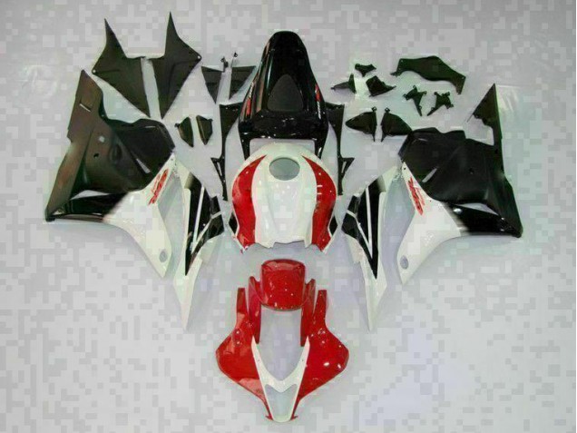 Cheapest 2009-2012 White Black Red Honda CBR600RR Motorcycle Fairings Kit