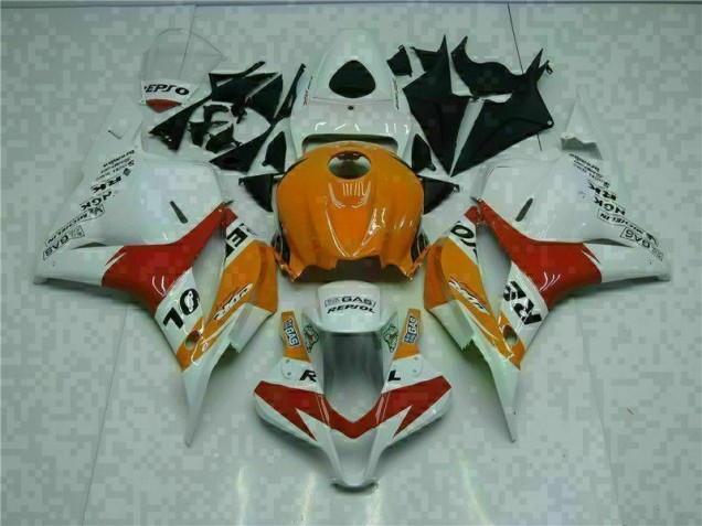Cheapest 2009-2012 White Orange Repsol Honda CBR600RR Motorcylce Fairings