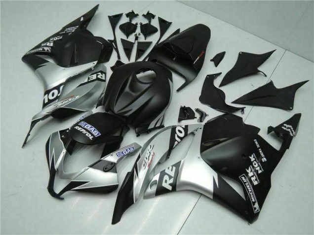 Cheapest 2009-2012 Black Silver Repsol Honda CBR600RR Motorcycle Fairings Kits Cheapest 2009-2012 Black Silver Repsol Honda CBR600RR Motorcycle Fairings Kits