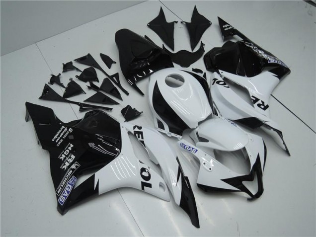Cheapest 2009-2012 White Black Honda CBR600RR Motorcycle Replacement Fairings