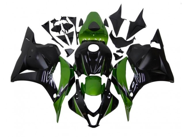 Cheapest 2009-2012 Green Black Honda CBR600RR Motorcycle Fairings Kit