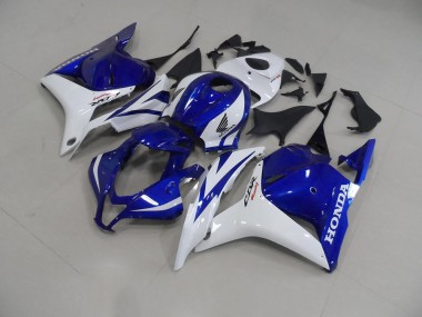 Cheapest 2009-2012 Blue White Honda CBR600RR Motorcycle Fairing