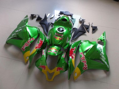Cheapest 2009-2012 Green Red Bull Honda CBR600RR Motorcycle Bodywork