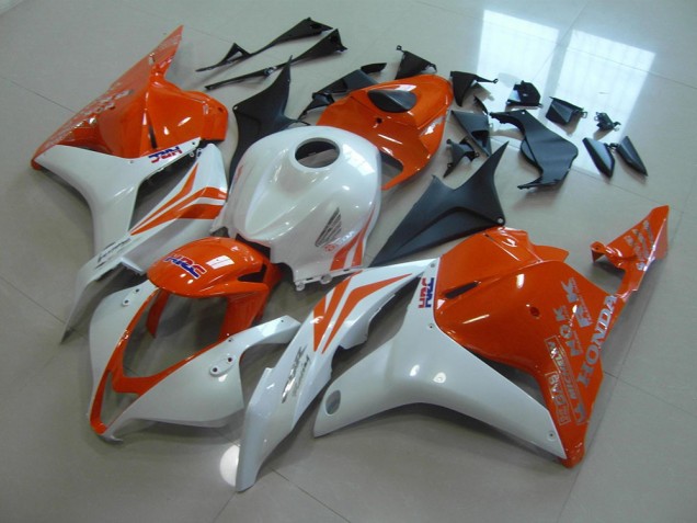 Cheapest 2009-2012 Orange Pearl White Honda CBR600RR Motorcycle Replacement Fairings