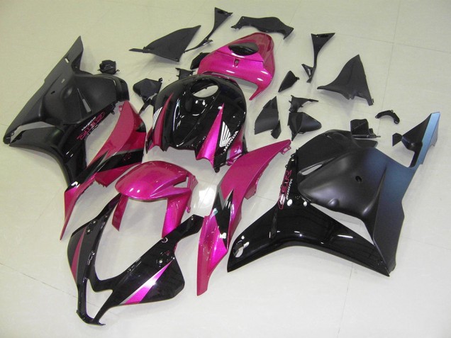 Cheapest 2009-2012 Pink Black Honda CBR600RR Motorcycle Fairings Kit