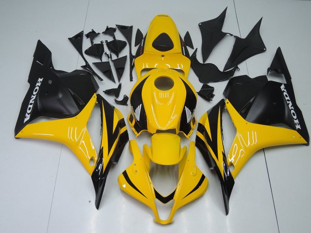 Cheapest 2009-2012 Yellow Black Honda CBR600RR Motorcycle Fairing Kits