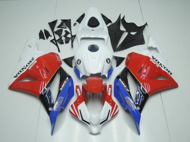 Cheapest 2009-2012 White Motul Red Blue Honda CBR600RR Bike Fairings