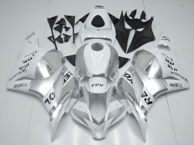 Cheapest 2009-2012 White Silver Repsol Honda CBR600RR Bike Fairing Kit