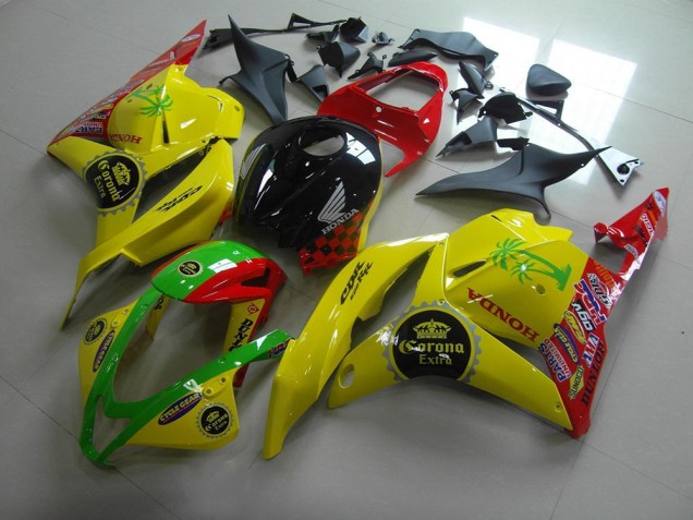 Cheapest 2009-2012 Yellow Corona Extra Honda CBR600RR Motorbike Fairing Kits