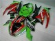 Cheapest 2009-2012 Black Red Green Motorcard Kawasaki ZX6R Motor Fairings