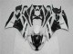 Cheapest 2009-2012 Black White Kawasaki ZX6R Motorcycle Fairings Cheapest 2009-2012 Black White Kawasaki ZX6R Motorcycle Fairings