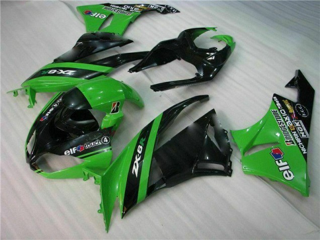 Cheapest 2009-2012 Black Green Kawasaki ZX6R Motorcycle Fairing Cheapest 2009-2012 Black Green Kawasaki ZX6R Motorcycle Fairing