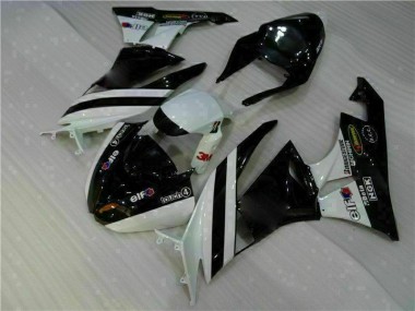 Cheapest 2009-2012 Black White 3M Touch4 Kawasaki ZX6R Motorcycle Fairing Kits