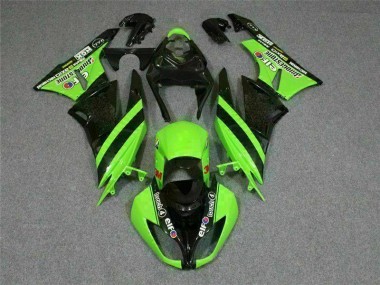 Cheapest 2009-2012 Black Green 3M Touch4 Kawasaki ZX6R Motorbike Fairing