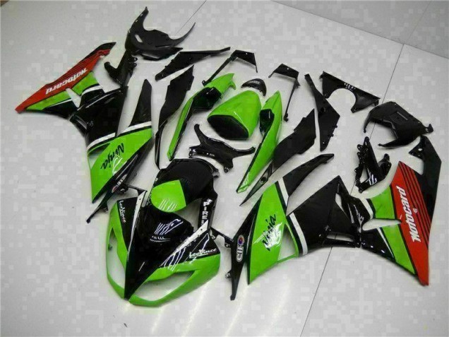 Cheapest 2009-2012 Green Black Red Kawasaki ZX6R Bike Fairing Cheapest 2009-2012 Green Black Red Kawasaki ZX6R Bike Fairing