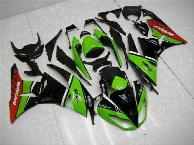 Cheapest 2009-2012 Green Black Red Kawasaki ZX6R Bike Fairing Cheapest 2009-2012 Green Black Red Kawasaki ZX6R Bike Fairing