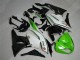 Cheapest 2009-2012 Green Black White 25 Kawasaki ZX6R Bike Fairings
