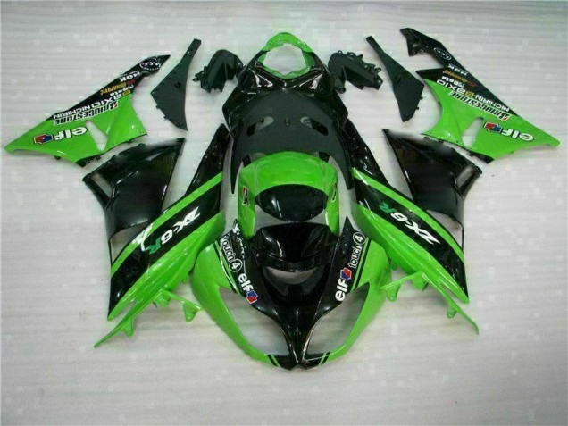 Cheapest 2009-2012 Green Black Kawasaki ZX6R Motor Bike Fairings Cheapest 2009-2012 Green Black Kawasaki ZX6R Motor Bike Fairings