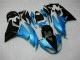 Cheapest 2009-2012 Blue Black Kawasaki ZX6R Motorcyle Fairings