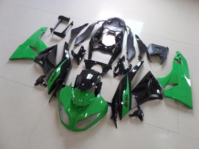 Cheapest 2009-2012 Green and Black Kawasaki ZX6R Motorcycle Bodywork
