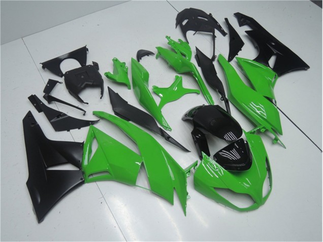 Cheapest 2009-2012 Green Black Kawasaki ZX6R Replacement Motorcycle Fairings Cheapest 2009-2012 Green Black Kawasaki ZX6R Replacement Motorcycle Fairings