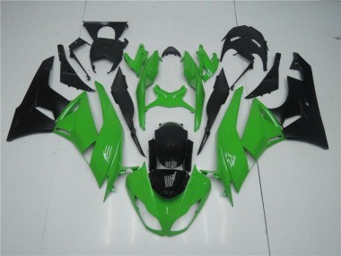 Cheapest 2009-2012 Green Black Kawasaki ZX6R Replacement Motorcycle Fairings