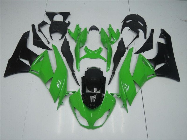 Cheapest 2009-2012 Green Black Kawasaki ZX6R Replacement Motorcycle Fairings Cheapest 2009-2012 Green Black Kawasaki ZX6R Replacement Motorcycle Fairings