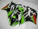 Cheapest 2009-2012 Black Green Red Kawasaki ZX6R Bike Fairing Kit