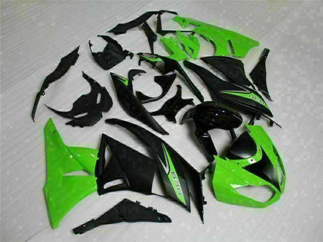 Cheapest 2009-2012 Black Green 636 Kawasaki ZX6R Motorcycle Bodywork Cheapest 2009-2012 Black Green 636 Kawasaki ZX6R Motorcycle Bodywork