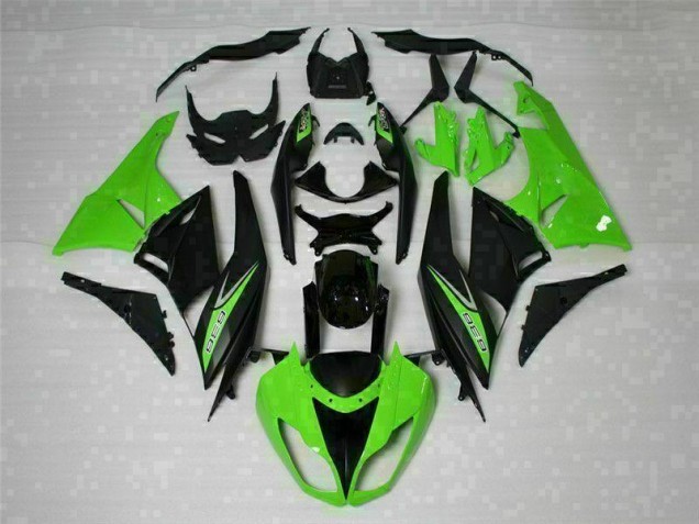 Cheapest 2009-2012 Black Green 636 Kawasaki ZX6R Motorcycle Bodywork Cheapest 2009-2012 Black Green 636 Kawasaki ZX6R Motorcycle Bodywork