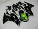 Cheapest 2009-2012 Black Green Kawasaki ZX6R Moto Fairings
