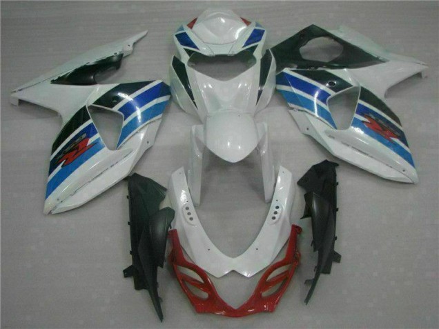 Cheapest 2009-2016 White Suzuki GSXR1000 Motorcycle Fairings