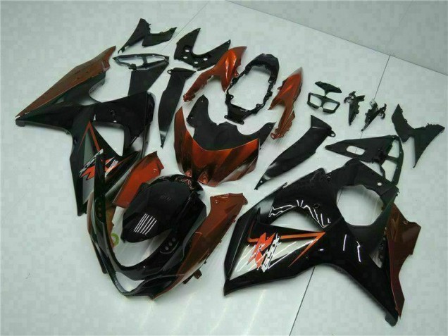 Cheapest 2009-2016 Brown Black Suzuki GSXR1000 Bike Fairing Kit