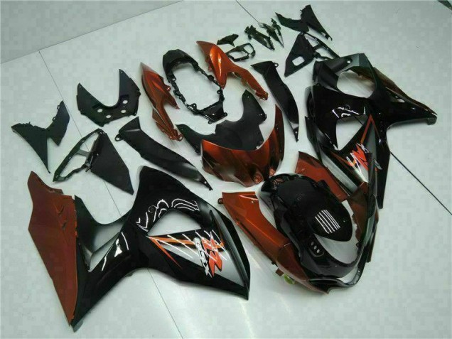 Cheapest 2009-2016 Brown Black Suzuki GSXR1000 Bike Fairing Kit