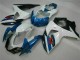 Cheapest 2009-2016 Blue White Suzuki GSXR1000 Motorcycle Fairings Kits