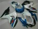 Cheapest 2009-2016 Blue White Suzuki GSXR1000 Motorcycle Fairings Kits