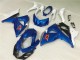 Cheapest 2009-2016 Blue White Suzuki GSXR1000 Motor Fairings