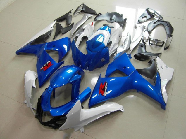 Cheapest 2009-2016 Blue and White OEM Style Suzuki GSXR 1000 K9 Bike Fairing Kit
