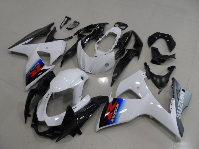 Cheapest 2009-2016 White Silver Suzuki GSXR 1000 K9 Motorcycle Fairing Kit Cheapest 2009-2016 White Silver Suzuki GSXR 1000 K9 Motorcycle Fairing Kit