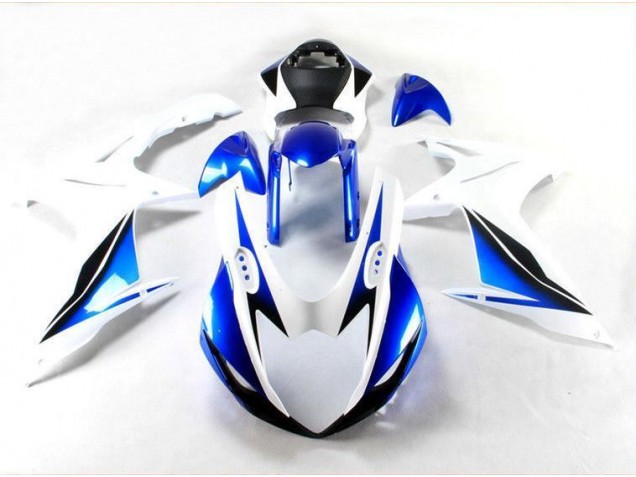 Cheapest 2011-2021 Blue White Suzuki GSXR 600/750 Motorbike Fairings