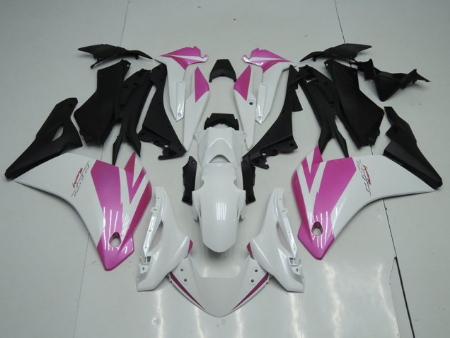 Cheapest 2011-2013 White Pink Honda CBR250RR Moto Fairings