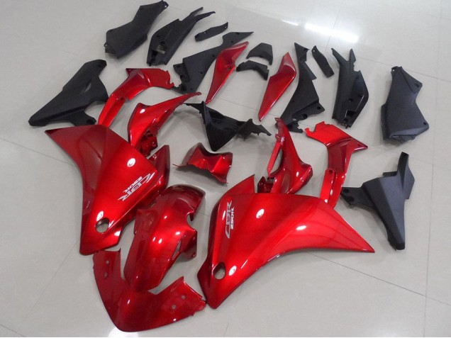 Cheapest 2011-2013 Red Matte Black Honda CBR250RR Motorcyle Fairings